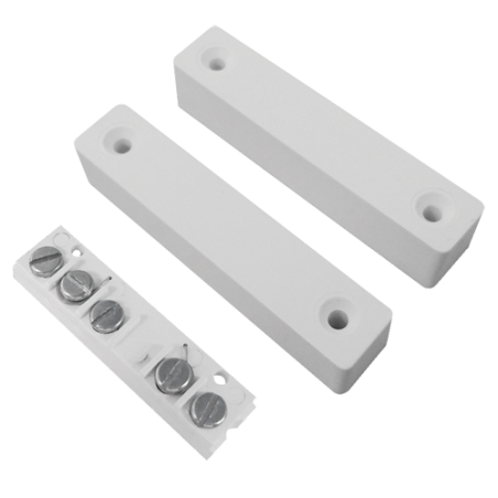 MC-SWPS-1 - Contatto magnetico - Adatto per l'installazione nel legno - Tecnologia Reed - Sistema di collegamento per 5 terminal