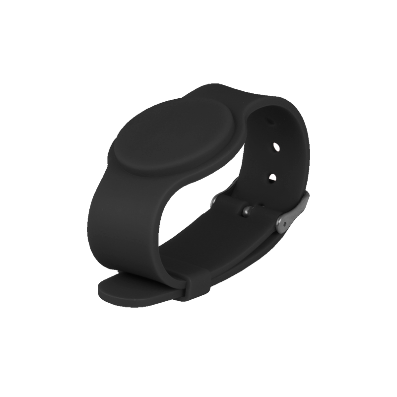 MF-BAND-ADJ-BK - Bracciale di prossimità - ID per radiofrequenza - MF passivo | Colore nero - Alta frequenza 13.56 MHz - Cinturi