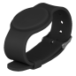 MF-BAND-ADJ-BK - Bracciale di prossimità - ID per radiofrequenza - MF passivo | Colore nero - Alta frequenza 13.56 MHz - Cinturi