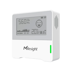 MS-AM103-868M - Sensore di condizioni ambientali LoRaWAN - Portata fino a 15Km con visualizzazione diretta - 3 sensori in 1 - Co