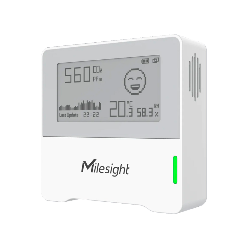 MS-AM103-868M - Sensore di condizioni ambientali LoRaWAN - Portata fino a 15Km con visualizzazione diretta - 3 sensori in 1 - Co