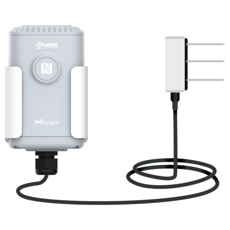 MS-EM500-SMTC-868M - Sensore LoRaWAN per la qualità del suolo - Umidità, temperatura e conduttività elettrica - Portata fino a 1