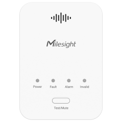 MS-GS101-868M - Sensore di metano CH4 LoRaWAN - Sirena e indicatori a LED integrati - Uscita relè e valvola solenoide - Portata 