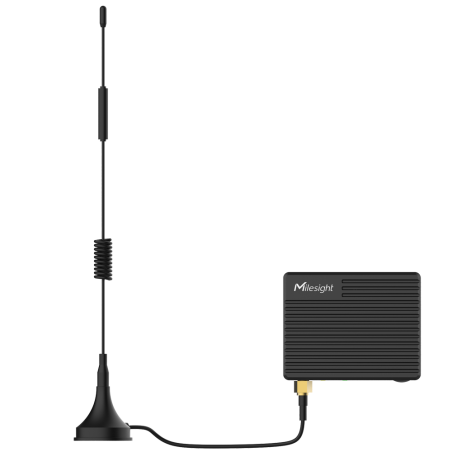 MS-UR41L-L0CEU - Milesight - Router Industriale 4G CAT1 - 1 porte Ethernet RJ45 10/100 - Porta USB 2.0 Tipo C - Slot per scheda 