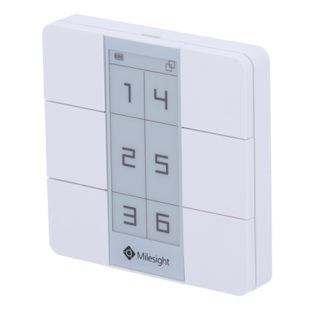 MS-WS156-868M - Pannello di controllo LoRaWAN - Portata fino a 15Km con visualizzazione diretta - Display personalizzabile dall'