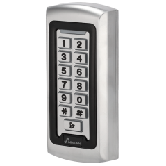 NV-ACCESS-PIN-RFID - Controllo accessi autonomo - Accesso tramite scheda EM e PIN - Uscita relè, pulsante e campanello - Wiegand