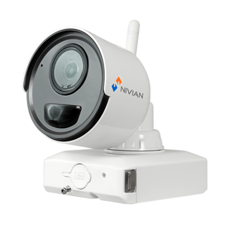 NV-IPB020A-2-BAT - Telecamera senza fili alimentata a batteria - 1/2.7" Progressive Scan CMOS - Compressione H.264 - PIR reale f