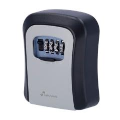 NV-KEYS-SAFEBOX - Cassetta di sicurezza per chiavi - Apertura con codice da 4 cifre - Installazione a parete - Misure: 115 (I) x