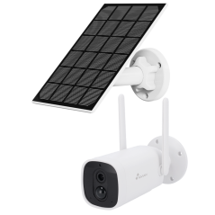 NVS-06BATSOLAR - Telecamera Nivian Smart 1080p + Pannello Solare - Wifi 2.4 GHz - Adatta per esterni | IR fino a 8 m - Batería10