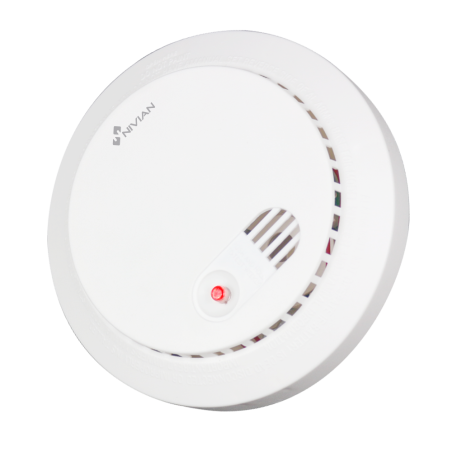 NVS-D5C - Nivian Smart - Rilevatore di fumo - Sirena integrata e LED - Funzionamento con centrale o stand alone - Wireless 433MH