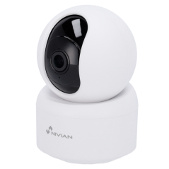 NVS-IPC-IS4 - Telecamera Nivian Smart 2K - Wifi 2.4 GHz - Controllo PT Autotracking | IR 10 m - Rilevamento di persone - Registr