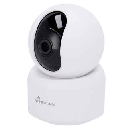 NVS-IPC-IS4 - Telecamera Nivian Smart 2K - Wifi 2.4 GHz - Controllo PT Autotracking | IR 10 m - Rilevamento di persone - Registr