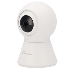 NVS-IPC-IS5 - Telecamera Nivian Smart 2.5K 4MP - Wifi 2.4 GHz | Per interni - Controllo PT Autotracking | IR 10 m - Rilevamento 