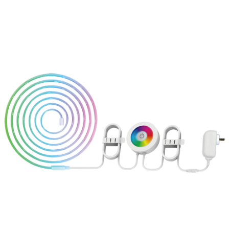 NVS-RGBSTRIP-2-W - Striscia LED RGB intelligente - WiFi 2.4 GHz IEEE802.11 b/g/n - Consumo 12W - Lunghezza 2m - Compatibile con 