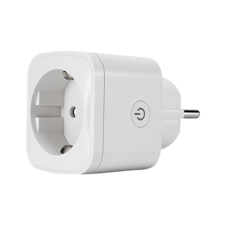 NVS-SOCKETF-W2 - Presa intelligente - WiFi 2.4 GHz - Carico massimo 16A - Statistiche di consumo - Timer e calendario - Compatib