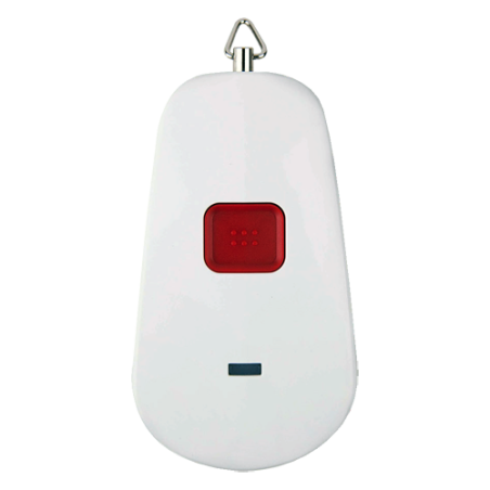 OPL-PNB1301 - Bottone di panico Home8 - Autoinstallabile tramite codice QR - Wireless 433 MHz - Distanza 15 m in interni - Resis