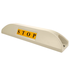 PB-PARK-STOPPER - Cordolo fermaruota per parcheggi - Strisce riflettenti - Misure: 550 (H) x 95 (I) x 120 (P) mm - Installazione