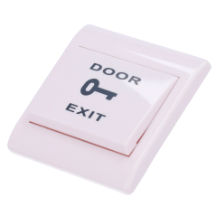 PBK-812D - Pulsante di liberazione porta - Uso professionale - Testato 500.000 usi - NO/NC/COM | Da incasso - Misure 86 (H) x 86
