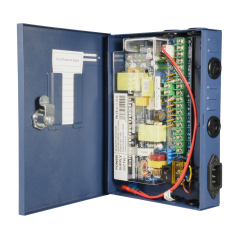PD-120-9-SLIM - Scatola di distribuzione di potenza slim - 1 ingresso AC 220 V 5OHz - 9 uscite con doppino rame - Fusibile di pr