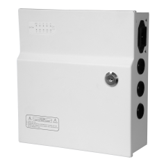 PD120W-9-12V-UPS - Scatola di distribuzione di alimentazione - 1 ingresso AC 110 V ~ 220 V - 9 uscite con doppino rame - Protezi