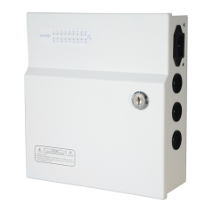PD250W-18-12V-UPS - Scatola di distribuzione di alimentazione - 1 ingresso AC 110 V ~ 220 V - 18 uscite con doppino rame - Prote