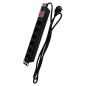 PDU-6P1U-SWITCH - Ciabatta di alimentazione - Formato per rack 1U - 6 uscite fino a 250VAC / 16 A max. - Interruttore on/off - P PDU-6P1U-SWITCH - Ciabatta di alimentazione - Formato per rack 1U - 6 uscite fino a 250VAC / 16 A max. - Interruttore on/off - P