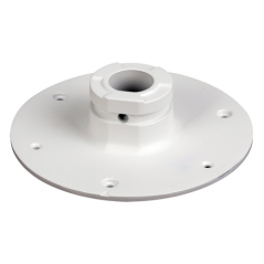 PFA108 - Staffa a tetto - Adatto per Domos motorizzati - In alluminio - 40 (I) x 140 (Ø) mm - Passacavo