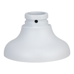 PFA109 - Staffa a tetto - Adatto per Dome - In alluminio - 83.5 (I) x 134.1 (Ø) mm - Passacavo