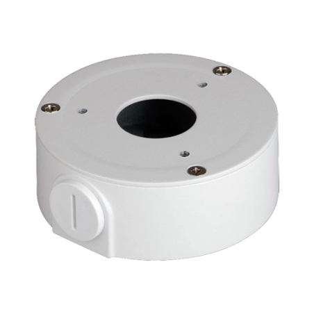 PFA134 - Scatola di giunzione - Per telecamere dome - Per esterni - Installazione a tetto o parete - Aluminio y Acero electro ga