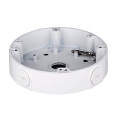 PFA138 - Scatola di giunzione - Per telecamere dome - Per esterni - Installazione a tetto o parete - Colore bianco - Passacavo