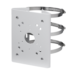 PFA150 - Staffa per pali/lampioni - Per telecamere dome motorizzate - Diametro 103~127 mm - Adatto per esterni - Colore bianco |