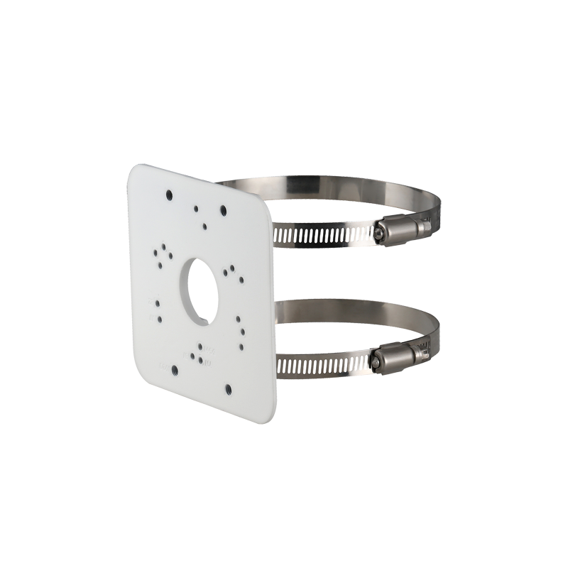 PFA152-E - Staffa per pali/lampioni - Per telecamere bullet o dome - Diametro 80~150 mm - Adatto per esterni - Colore bianco | 1 PFA152-E - Staffa per pali/lampioni - Per telecamere bullet o dome - Diametro 80~150 mm - Adatto per esterni - Colore bianco | 1