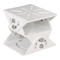 PFA162 - Staffa - Adatto per l'adattamento di scatole - Fabbricato in lega di alluminio - 115 mm (I) x 115 mm (La) x 98,8 mm (Lu