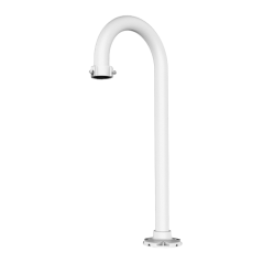 PFB301S-E - Staffa a tetto per dome motorizzate - Adatto per uso esterno - Installazione a pavimento - Colore bianco - Passacavo