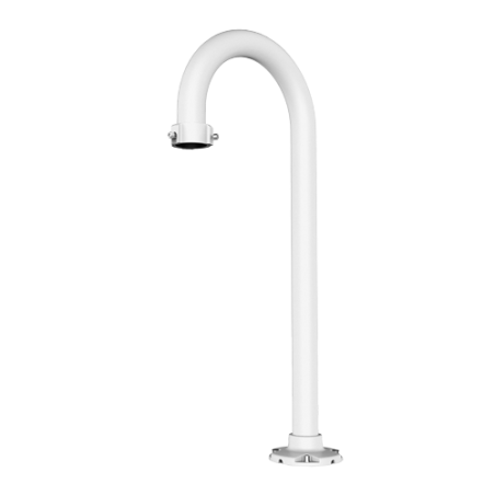 PFB301S-E - Staffa a tetto per dome motorizzate - Adatto per uso esterno - Installazione a pavimento - Colore bianco - Passacavo