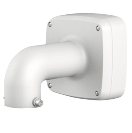 PFB302S - Staffa a parete - Per telecamere dome - Adatto per esterni - Colore bianco - cavo Pin - 134 mm (I) x 134 (H) x 187,5 (
