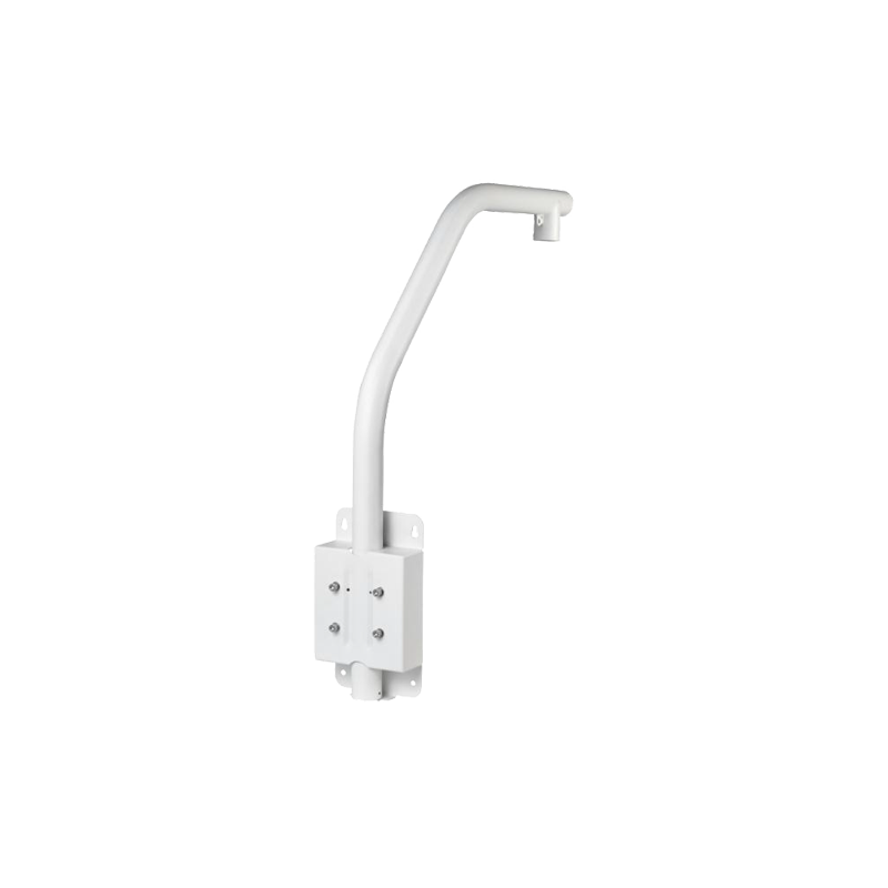 PFB303S - Supporto a cigno per Dome motorizzate - Adatto per uso esterno - Installazione cornice - Colore bianco - Passacavo - 8 PFB303S - Supporto a cigno per Dome motorizzate - Adatto per uso esterno - Installazione cornice - Colore bianco - Passacavo - 8