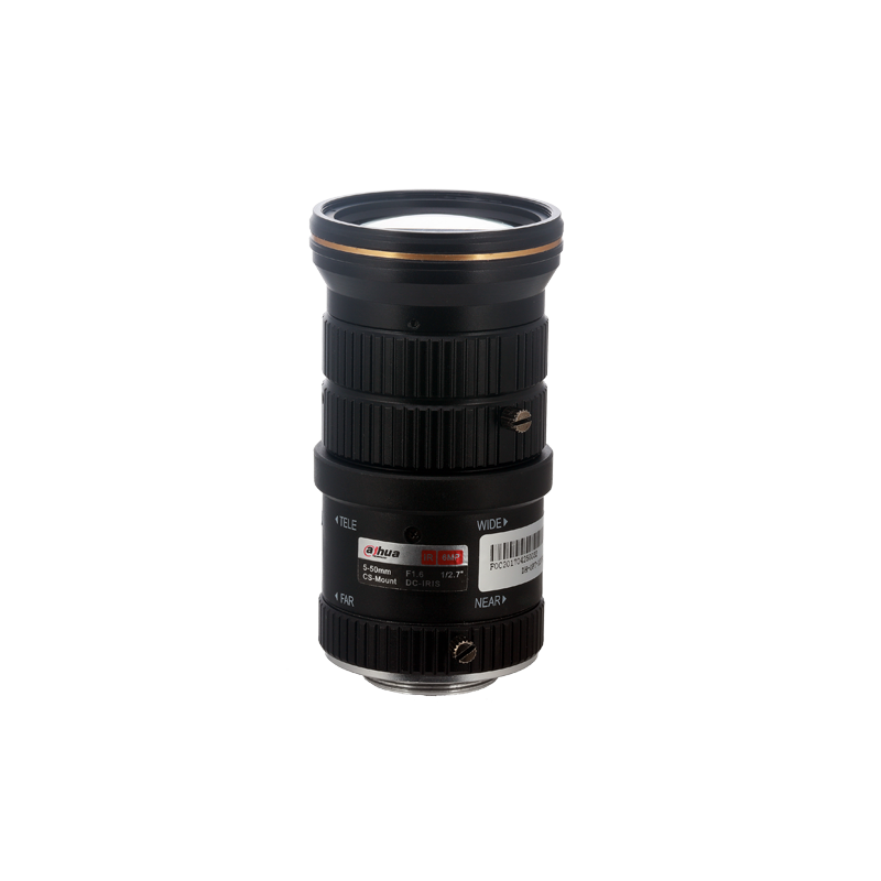 PFL0550-E6D - Ottica Varifocale - Qualità 6.0 Mpx - AutoIris Direct Drive (DC) - Varifocale: 5 a 50 mm - 1/2.7", F1.6 - Correzio PFL0550-E6D - Ottica Varifocale - Qualità 6.0 Mpx - AutoIris Direct Drive (DC) - Varifocale: 5 a 50 mm - 1/2.7", F1.6 - Correzio