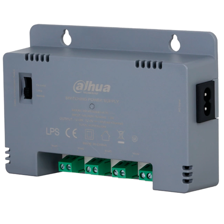 PFM344D-4CH - Alimentatore a commutazione - Ingresso AC 185-240V - 50/60Hz 1.5A - Potenza totale 30W - 4 uscite - Tensione di us