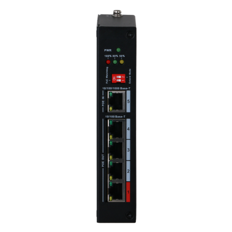 PFT1500 - Dahua - Estensore PoE - Permette di ampliare la distanza di alimentazione POE - Velocità 4x 10/100Mbps + 1x 10/100/100