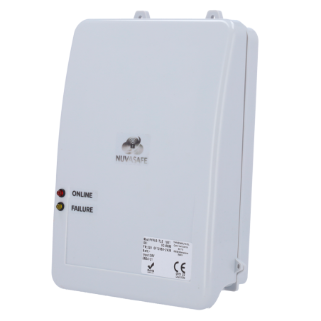 PYRUS-TLE - Trasmettitore di allarme certificato EN54-21 - ETHERNET, GPRS/NBIOT/LTE-CAT-M1 + LORA - Comunicazione con CRA/CRI - 