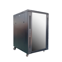 RACK-18UFN-8D - Armadio rack per pavimento - Fino a 18U rack da 19"(600*800) - Fino a 800 Kg di carico - Con ventole e passacavi