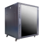 RACK-18UFN-8D8W - Armadio rack per pavimento - Fino a 18U rack da 19"(800*800) - Fino a 800 Kg di carico - Con ventole e passaca