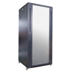 RACK-27UFN - Armadio rack per pavimento - Fino a 27U rack da 19"(600*600) - Fino a 800 Kg di carico - Con ventole e passacavi - 