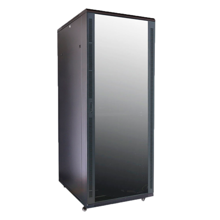 RACK-42U-10D - Armadio rack per pavimento - Fino a 42U rack da 19"(800*1000) - Fino a 800 Kg di carico - Con ventole e passacavi