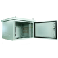 RACK-6U-OUTDOOR - Armadio rack a parete - Fino a 6U rack da 19" - Fino a 100 Kg di carico - Con griglie di ventilazione e passac
