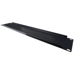 RACK-BLANK-2U - Pannello cieco per rack standard 19" - Formato 2U - Colore nero
