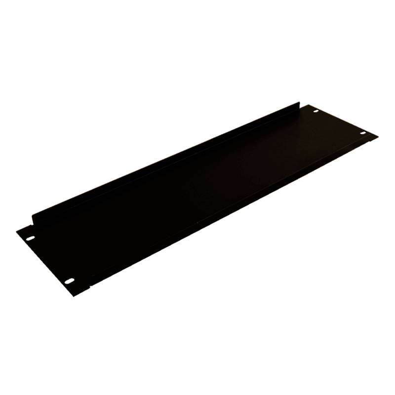 RACK-BLANK-3U - Pannello cieco per rack standard 19" - Formato 3U - Colore nero