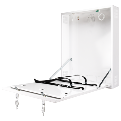 RACK-DVRBOX-MVERTICAL - Box di sicurezza - Speciale per installazione a parete - Formato verticale - 2 chiavi e serrature - Ingr