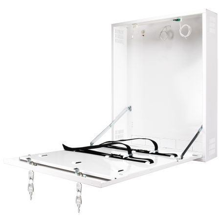 RACK-DVRBOX-MVERTICAL - Box di sicurezza - Speciale per installazione a parete - Formato verticale - 2 chiavi e serrature - Ingr